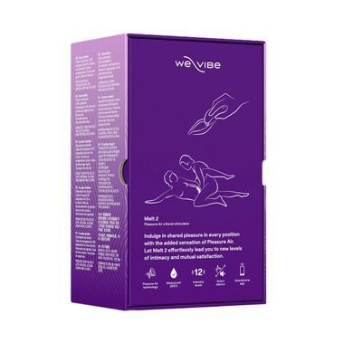 Вакуумний смарт-стимулятор для пар We-Vibe Melt 2 Purple
