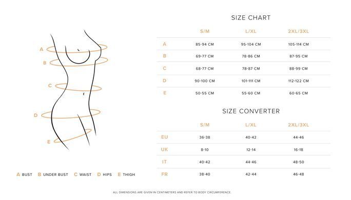 Корсет Obsessive Soranna cupless corset & crotchless thong S/M