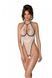 Боді з доступом Passion CHIKA BODY XXL/XXXL, cream