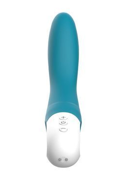 Вібратор точки G Liebe Bend It Rechargeable Ocean Blue, 10 режимів, дуже потужний, гнучкий стовбур