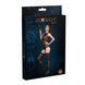 Комплект: боді та панчохи Moonlight Model 15 XS-L Black, з квітковим вертикальним малюнком