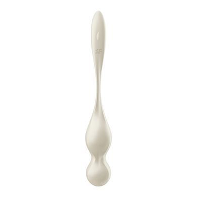 Вагінальні смарт-кульки з вібрацією Satisfyer Love Birds 1 Connect App White, 78 г