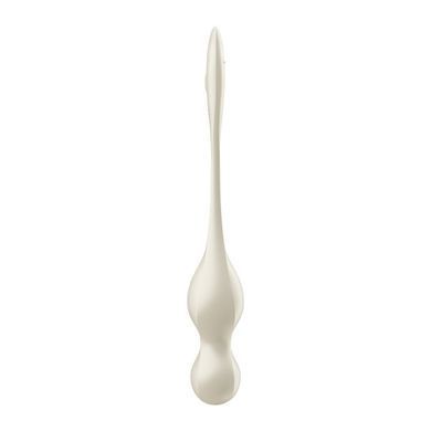 Вагінальні смарт-кульки з вібрацією Satisfyer Love Birds 1 Connect App White, 78 г