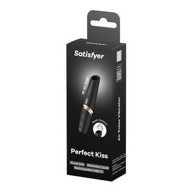 Вакуумний стимулятор Satisfyer Perfect Kiss, магнітна технологія 3D Air Pulse, 30 режимів роботи