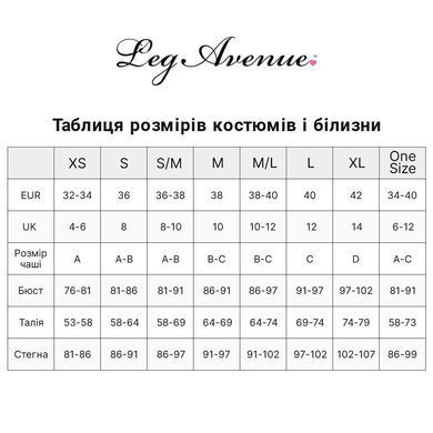 Боді-сітка Leg Avenue Net snap crotch tank bodysuit White, One Size